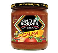 On The Border Salsa Medium Jar - 16 Oz
