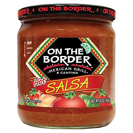 On The Border Salsa Hot Jar - 16 Oz - Image 3