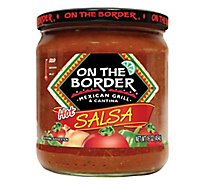 On The Border Salsa Hot Jar - 16 Oz