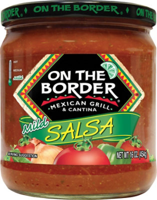 On The Border Salsa Mild Jar - 16 Oz - Image 2