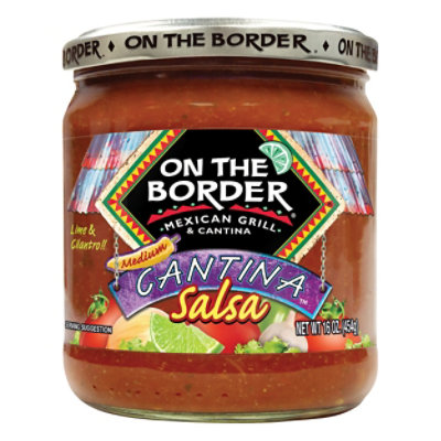 On The Border Salsa Cantina Medium Jar - 16 Oz - Image 3