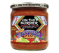 On The Border Salsa Cantina Medium Jar - 16 Oz