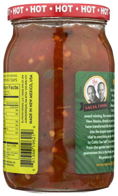 El Pinto Salsa All Natural Hot Green Chile Jar - 16 Oz - Image 2