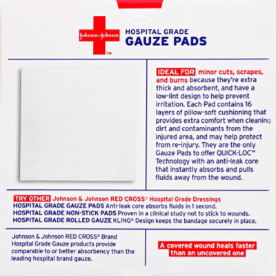 Johnson & Johnson Steripads 3 X 3 Inch - 10 Count - Image 3