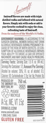 Smirnoff Cranberry Infused Vodka With Natural Flavors Bottle - 750 Ml - Image 3