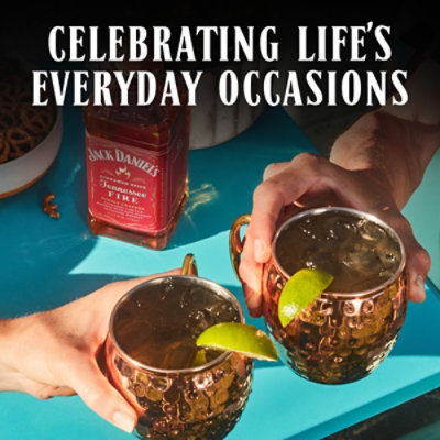 Jack Daniels Tennessee Fire Specialty Whiskey 70 Proof Bottle - 1 Liter - Image 3