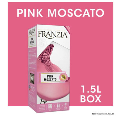 Franzia Pink Moscato Pink Wine - 5 Liter - Image 1