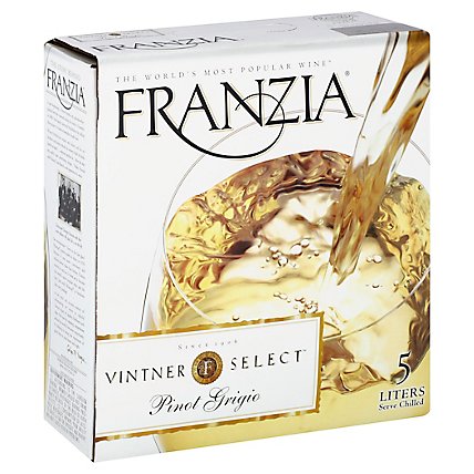 Franzia Pinot Grigio Colombard White Wine - 5 Liters - Image 1