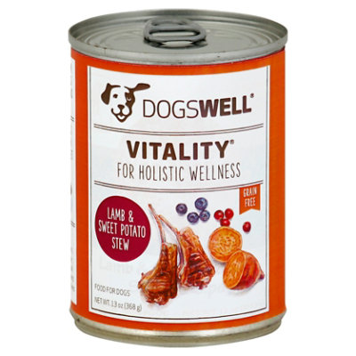 Dogswell Vitality Dog Food Lamb & Sweet Potato Stew Can - 13 Oz - Image 1