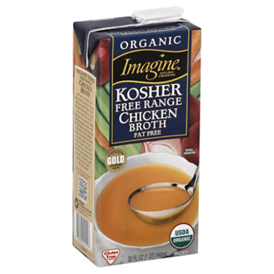 Imagine Broth Chicken Kosher - 32 Fl. Oz.