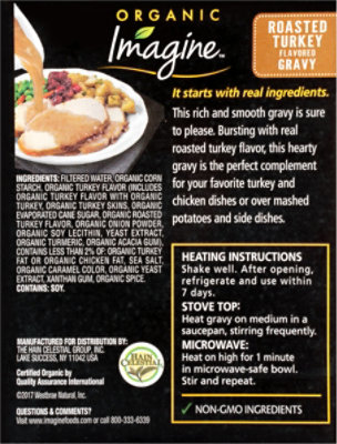 Imagine Organic Gravy Roasted Turkey Flavored - 13.5 Oz - Image 6