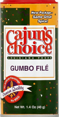 Cajuns Choice Seasoning Gumbo Creole - 1.4 Oz