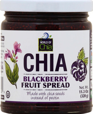 World of Chia Fruit Spread Chia Blackberry - 11.3 Oz - Image 2