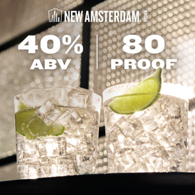 New Amsterdam Vodka Five Times Distilled 80 Proof - 50 Ml - Image 2