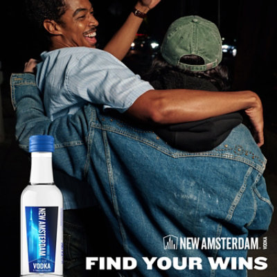 New Amsterdam Vodka Five Times Distilled 80 Proof - 50 Ml - Image 4