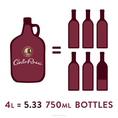 Carlo Rossi Cabernet Sauvignon Red Wine - 4 Liter - Image 5