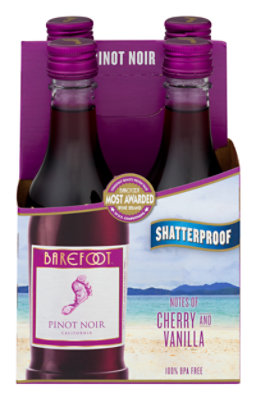 Barefoot Cellars Pinot Noir Red Wine -4 - 187 Ml - Image 2