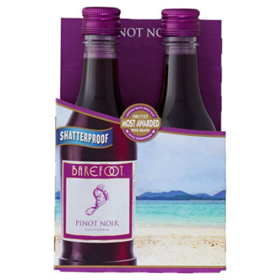 Barefoot Cellars Pinot Noir Red Wine -4 - 187 Ml - Image 3