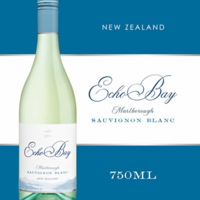 Echo Bay Sauvignon Blanc White Wine Bottle - 750 Ml - Image 1