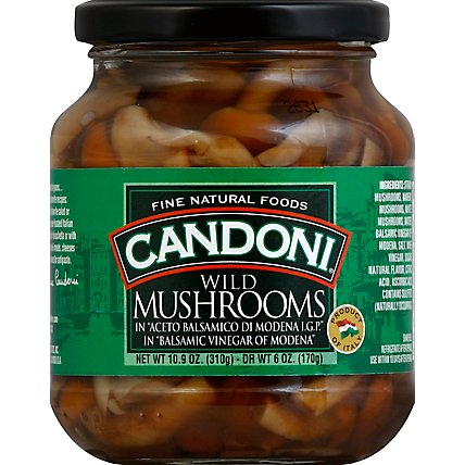 Candoni Mushrooms Wild in Balsamic Vinegar - 10.9 Oz - Image 2