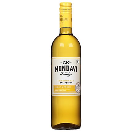 CK Mondavi Wine Chardonnay California - 750 Ml - Image 1