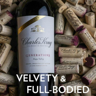 Charles Krug Wine Red Generations Napa Valley Family Reserve - 750 Ml - Image 4