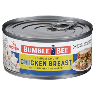 Bumble Bee Chicken Breast Chunk with Rib Meat in Water - 10 Oz