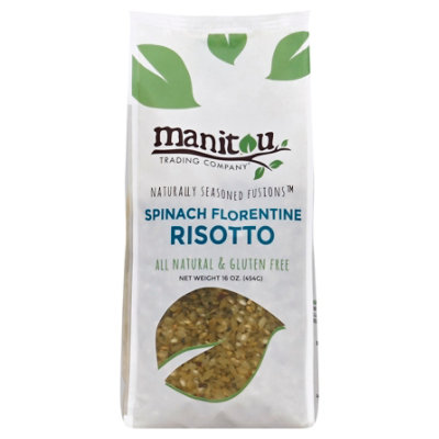 Manitou Trading Risotto Gluten Free Spinach Florentine Bag - 16 Oz