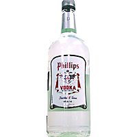 Phillips Vodka 80 Proof - 1 Liter - Image 1
