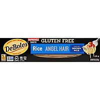 DeBoles Pasta Gluten Free Rice Brown Angel Hair Box - 8 Oz - Image 2