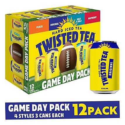 Twisted Tea Brewing Hard Iced Tea Variety Cans - 12-12 Fl. Oz. - Image 1
