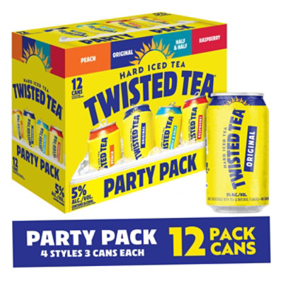 Twisted Tea Brewing Hard Iced Tea Variety Cans - 12-12 Fl. Oz.