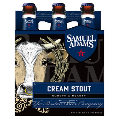 Samuel Adams Beer Brewmasters Cream Stout Bottles - 6-12 Fl. Oz.