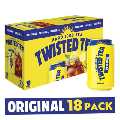 Twisted Tea Original Hard Iced Tea Cans - 18-12 Fl. Oz. - Image 1