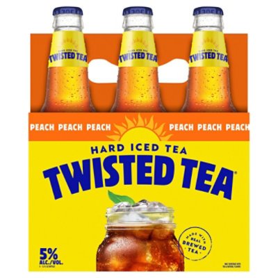 Twisted Tea Peach Hard Iced Tea Bottles - 6-12 Fl. Oz. - Image 4