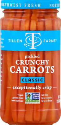 Tillen Farms Carrots Classic Pickled Crunchy - 12 Oz - Image 2