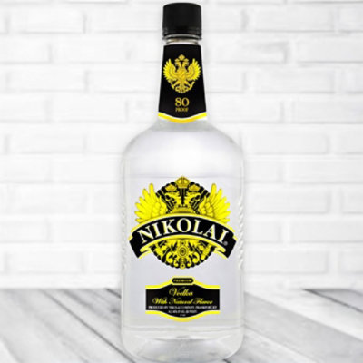 Nikolai Vodka 80 Proof - 1.75 Liter - Image 3