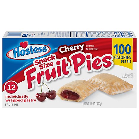 Hostess Fruit Pies Mini Cherry 6 Count - 12 Oz