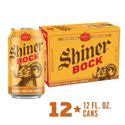 Shiner Bock Cans - 12-12 Fl. Oz. - Image 1