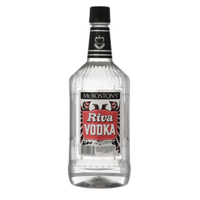 Mr. Boston's Riva Vodka 80 Proof - 1.75 Liter - Image 1