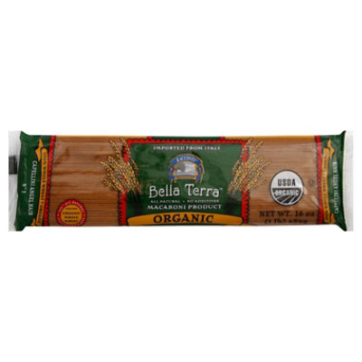 Bella Terra Pasta Organic Capellini Angel Hair No. 2 - 16 Oz