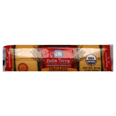 Bella Terra Pasta Organic Spaghetti No. 11 - 16 Oz - Shaw's