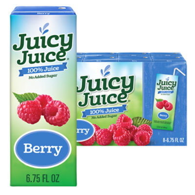 Jj Berry Juice 100% 8pk - 8-6.75 Fl. Oz.