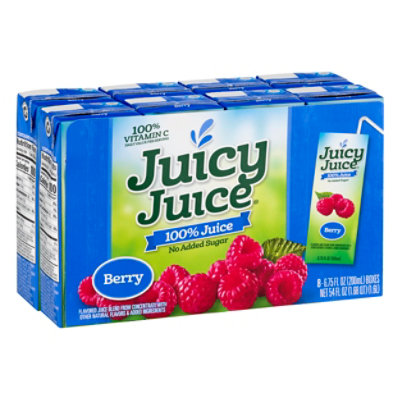 Jj Berry Juice 100% 8pk - 8-6.75 Fl. Oz. - Image 1