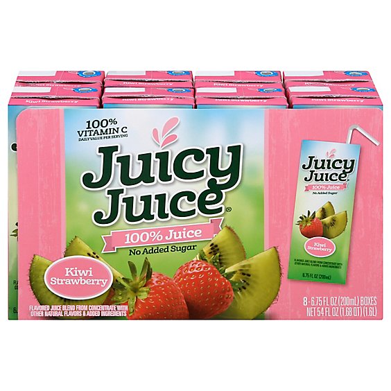 Jj Kiwi Strwbrry Juice - 8-6.75 Fl. Oz.