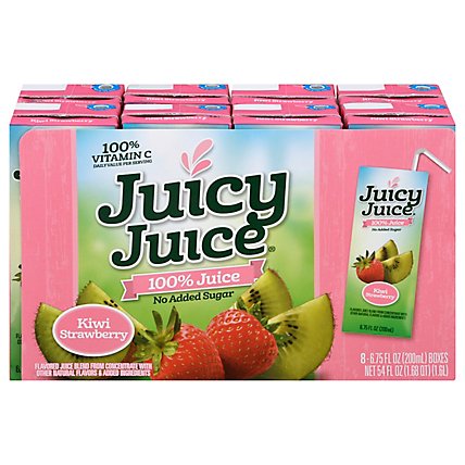 Jj Kiwi Strwbrry Juice - 8-6.75 Fl. Oz. - Image 1