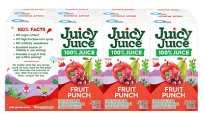 Juicy Juice Fruit Punch 100% Juice Box - 8-4.23 Fl. Oz. - Image 4