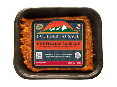 Boulder Sausage Italian Hot Bulk - 14 Oz