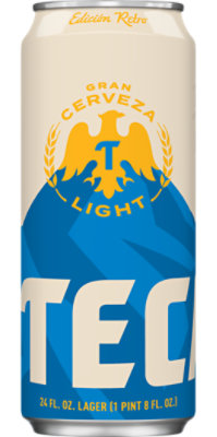 Tecate Light Mexican Lager Beer Single Can - 24 Fl. Oz. - Image 1