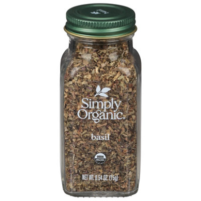Simply Organic Basil - 0.54 Oz - Image 1